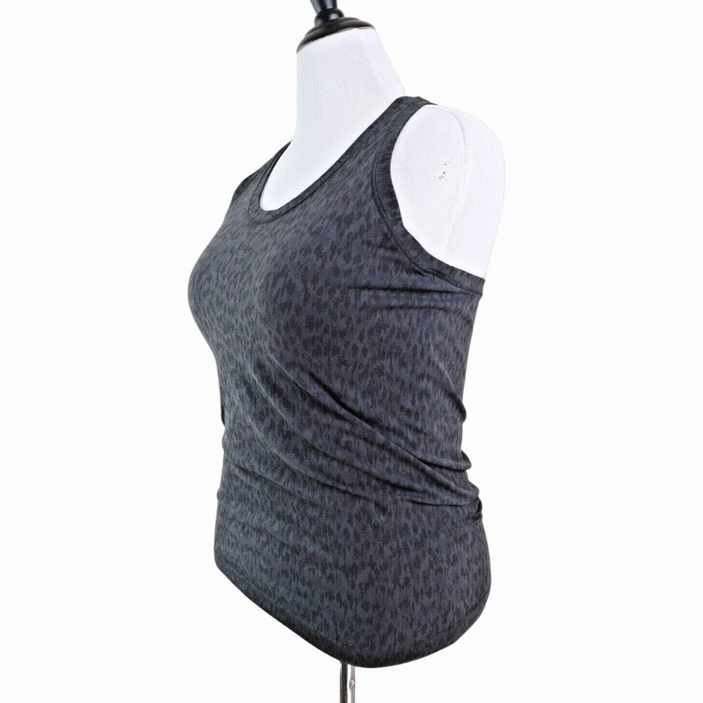 Athleta Size M Momentum Allure Print Tank Top Racerback Dark Gray